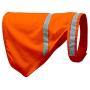 Reflective Dog Vest for Night Time, Fluorescent Dog Apparel, Adjustable Dog Coat Strap & Breathable Material Ideal to Keep Dogs Safe While Walking & Hunting (M, Orange)