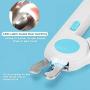 Dog Nail Clippers with Light Avoid Over-cutting, Safety Cat Claw Trimmer Cutter & Pet Toenail Polish File for Small Medium Large Animals Breed, Grooming Scissors for Puppy, Kitten, Rabbit, Bunny