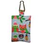 Barkertime Owl with Glitter Dog Poop Bag Dispenser - Made in USA - Great Gift for Dog Owner