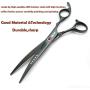 7.0in Titanium Professional Dog Grooming Scissors Set,Straight & Thinning & Curved Scissors 4pcs Set for Dog Grooming (Bright Black) 7.0in Titanium Professional Dog Grooming Scissors Set,Straight & Thinning & Curved Scissors 4pcs Set for Dog Grooming (Bright Black)