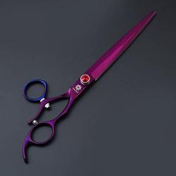 8.0 inch Swivel Thumb Pet Grooming Scissors, Hair Cutting Scissor/Shear for Small, Large Dog/Cats - Dog Grooming Tool Animal Clippers and Trimmers for Pet Groomer (A-8 inch-Swivel Scissor)