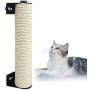 Petter Cat Scratching Post, Sisal Cat Scratcher Climber Wall Cat Scratching Post Cage Mounted Sisal Scratcher for Cats Space-Saving Scratch Post