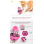 3T6B Cat Tumbler Toy, Cat Tumbler Food Dispenser Toy Cat Fodder Leaky Ball Puzzle Toy Pet Interactive Toy