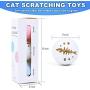 nobrand Moving Fish Ball cat Toys Cat Ball Toys, 3 Pack Cat Dog Bell Ball Moves Toy with Flash Light Cat Catnip Dog LED Ball Cat Scratching Toys Dog Rolling Ball