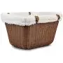 PetSafe Happy Ride Wicker Bicycle Basket for Dogs and Cats - Stylish Weather Resistant Wicker Material - Comfortable, Easy to Clean Soft Liner - Removable Sun Shield Included - Best for Pets up to 13 lb PetSafe Happy Ride Wicker Bicycle Basket for Dogs and Cats - Stylish Weather Resistant Wicker Material - Comfortable, Easy to Clean Soft Liner - Removable Sun Shield Included - Best for Pets up to 13 lb