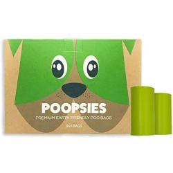 Premium Earth-Friendly Dog Poop Bags - Thicker & Easy to Open - 360 Count - Breaks Down in just 1 Year