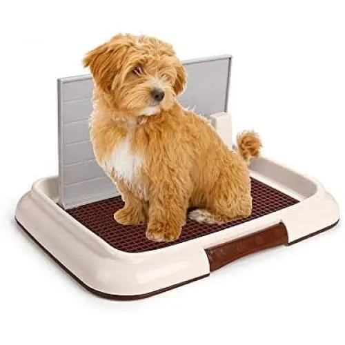 Wotendy Pet Pee Pad Holder Dog/Cat Training Tray Portable Plastic Pee Protection Easy to Cleanup Suitable for Small Dog