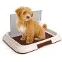 Wotendy Pet Pee Pad Holder Dog/Cat Training Tray Portable Plastic Pee Protection Easy to Cleanup Suitable for Small Dog