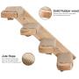FUKUMARU Cat Climbing Shelf Wall Mounted, Four Step Cat Stairway with Jute Scratching for Cats Perch Platform Supplies