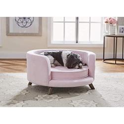 Enchanted Home Pet Rosie Sofa – Blush Pink