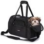 JESPET Soft-Sided Kennel Pet Carrier for Small Dogs, Cats, Puppy, Airline Approved Cat Carriers Dog Carrier Collapsible, Travel Handbag & Car Seat