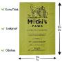 Mochis Paws 100% Compostable Dog Waste Bags, Biodegradable Dog Poop Bags | 8 Rolls/120 Earth Friendly Doggie Bags | Cornstarch Based | Thick, Leak Proof, Odorless | Green Pet Supplies Support Charity