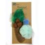 BALLMIE Cat Toys Box Pet Box Cat Catnip Toys Tropical Luau Party