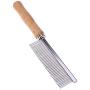 Pet Comb,Stainless Steel Wood Handle,Cat Grooming Comb,Dog Cleaning Comb,for Pet Hair Care Supplies