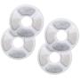 TUOWS Pet Fountain Filters Replacement Activated Carbon Filters for Cats and Dogs Automatic Water Dispenser