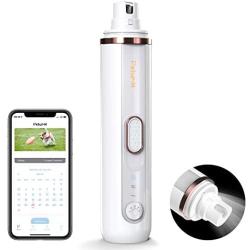 Petural Dog Nail Grinder with LED Light, 2021 Upgraded Powerful 3-Speed Electric Pet Nail Trimmer Painless Paw Smoothing, Grooming, Trimming Tool for Small Medium Large Dogs & Cats