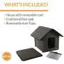 K&H PET PRODUCTS Outdoor Kitty House Cat Shelter (Unheated) Olive Green 18 X 22 X 17 Inches K&H PET PRODUCTS Outdoor Kitty House Cat Shelter (Unheated) Olive Green 18 X 22 X 17 Inches