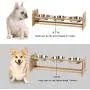 X-ZONE PET Raised Pet Bowls for Cats and Dogs, Adjustable Bamboo Elevated Dog Cat Food and Water Bowls Stand Feeder with 2 Stainless Steel Bowls and Anti Slip Feet X-ZONE PET Raised Pet Bowls for Cats and Dogs, Adjustable Bamboo Elevated Dog Cat Food and Water Bowls Stand Feeder with 2 Stainless Steel Bowls and Anti Slip Feet