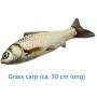 N-brand Cat Fish Toy Cat Peppermint cat Toy Imitation Fish Tickle cat Stick pet Plush Toy