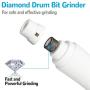 DSS Dog Nail Grinder - Upgraded Electric Pet Nail Trimmer Powerful Painless Paws Grooming & Smoothing for Small Medium Large Dogs & Cats