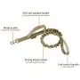 EXCELLENT ELITE SPANKER Military Bungee Dog Leash Elastic Leads Rope with 2 Padded Control Handle for Medium and Small Dogs EXCELLENT ELITE SPANKER Military Bungee Dog Leash Elastic Leads Rope with 2 Padded Control Handle for Medium and Small Dogs