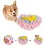 GoFika Small Dogs Slow Feeding Snuffle Foraging Mat Cloth for Puppies and Pets (14'' x 11.8'') Interactive Puzzle Feeder for Stimulation and Nosework (Pink) GoFika Small Dogs Slow Feeding Snuffle Foraging Mat Cloth for Puppies and Pets (14'' x 11.8'') Interactive Puzzle Feeder for Stimulation and Nosework (Pink)