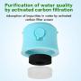Dog Water Bottle - Foldable Dog Water Dispenser for Walking with Dog Waste Bag, Portable Pet Water Bottle for Travel, BPA Free Water Bottle for Cat, Rabbit,Puppy and Other Animals(10 Oz)