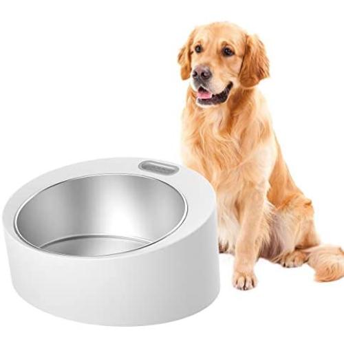 1·INK Dog Bowl Cat Food Detachable Stainless Steel Bowls Pet Feeder No-Spill Fresh Smart Pet Bowls for Cat Dogs Weighing Pet Food Scales Removable Bowl Slow Smart Feeding Digital Weight Puppy Large