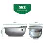 Automatic Dog Feeder Trough Bowl Dispenser Waterer for Pet Dog Horse Cattle Goat Sheep Water Stainless Steel Farm Tool