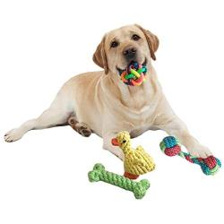 JOONOR Value Pack Durable Dog Chew Toys for Aggressive Chewers Small, Medium Dogs and Puppies Dental Cleaning Stress Relieving