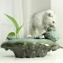 Pet Drinking Pet Ceramic Intelligent Fountain Water Dispenser Automatic Circulation Cat Drinking 1.3L Dog Water Bottle