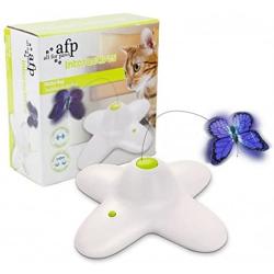 ALL FOR PAWS CS0004 AFP Interactives Cat Toys Electric Rotate Flutter Bug Butterfly