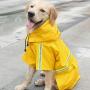 FEimaX Dog Raincoats Rain Poncho Coat Waterproof Rain Jacket with Hood for Medium and Large Dogs, Lightweight Hoodies Pet Windproof for Outdoor Walking