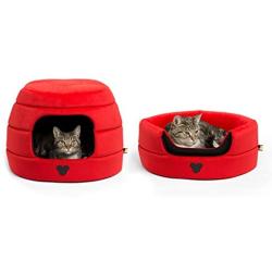 Disney Mickey Mouse 2-in-1 Honeycomb Hut Cuddler in Mickey Bobble (Dog Bed / Cat Bed)