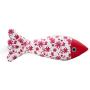ocijf179 Cat Toy Fish Shape Catnip Pillow Cats Scratch Bite Chewing Doll Pets Interactive Toy - DarkRed