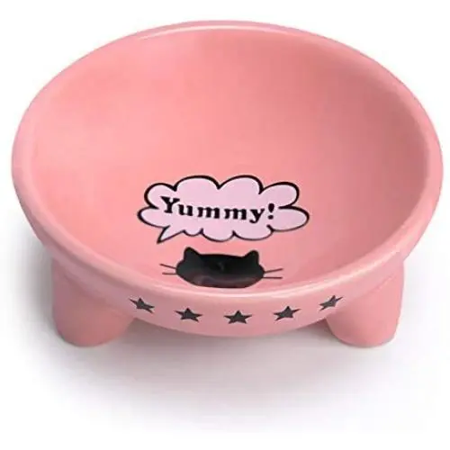 Cat Dish Food Bowl Non Slip Dog Dish Pet Food Bowls Shallow Cat Water Bowl Cat Feeding Wide Bowls Raised Puppy Food Bowl Cat Dish Food Bowl Non Slip Dog Dish Pet Food Bowls Shallow Cat Water Bowl Cat Feeding Wide Bowls Raised Puppy Food Bowl