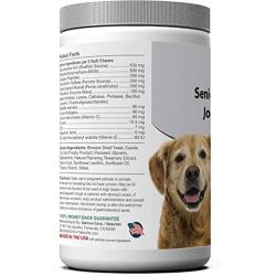 NaturVet – Senior Advanced Joint Health – Supports Overall Joint Health – Enhanced with Glucosamine, MSM, Chondroitin & Collagen – 60 Soft Chews