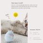 ISOPHIS Interactive Cat Toys for Indoor Cats, Robotic Cat Toys with Automatic Self Rotating and Tumbler Toy Functions