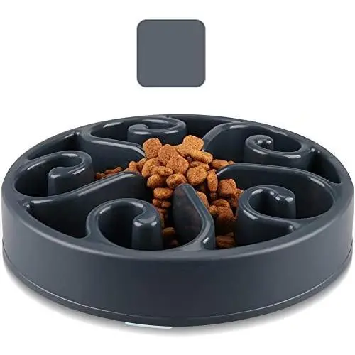 wangstar Slow Pet Bowl Slow Feeder for Dog Cats, Bloat Stop Puzzle Bowl Fun Maze Feeder Slow Feeding Anti-Skid Design wangstar Slow Pet Bowl Slow Feeder for Dog Cats, Bloat Stop Puzzle Bowl Fun Maze Feeder Slow Feeding Anti-Skid Design