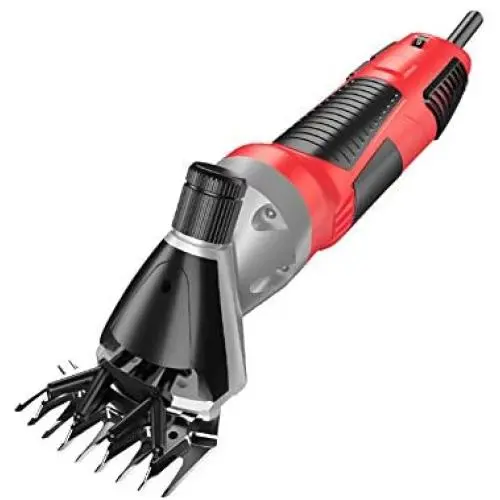 1000W Electric Animal Shears - 6 Speed Shearing Machine for Sheep, Lamb, Goat, Llama, Alpaca & Livestock Grooming, Complete Wool Clipper Kit - Heavy Duty Professional Trimmer 1000W Electric Animal Shears - 6 Speed Shearing Machine for Sheep, Lamb, Goat, Llama, Alpaca & Livestock Grooming, Complete Wool Clipper Kit - Heavy Duty Professional Trimmer