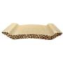 JIKLLSJID Fun Cat Tree and Tower, Cute U Shape Corrugated Paper Pet Cat Toy Cat Claw-Grinding Plate with Catnip Leopard Print Pattern