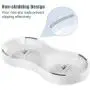 Cat Bowls Elevated Double Cat Dog Food Water Bowls, 20° Tilted Raised Cat Feeding Bowls with Anti Slip Stand for Cats and Small Dogs Cat Bowls Elevated Double Cat Dog Food Water Bowls, 20° Tilted Raised Cat Feeding Bowls with Anti Slip Stand for Cats and Small Dogs