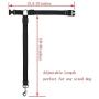 Axgo Dog Seat Belt Adjustable Nylon Pet Safety Leads Restraints Vehicle Seatbelts Harness for Large Medium Small Dogs, Black