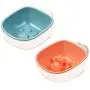 Nefelibata Original, Two Packs, Footprint Shape Design Food Hanging Bowl pet Bowl Hanging Dog Bowl cat Bowl can fix cat Food Bowl (Pink-Blue) Nefelibata Original, Two Packs, Footprint Shape Design Food Hanging Bowl pet Bowl Hanging Dog Bowl cat Bowl can fix cat Food Bowl (Pink-Blue)