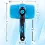 BOSHEL Dog Slicker Brush - Self Cleaning Brush - Cat & Dog Grooming Brush for Small, Medium & Large Pets - Pet Slicker brush for Detangling Hair, Removing Matted Fur, Combing Undercoats & Dog Massage BOSHEL Dog Slicker Brush - Self Cleaning Brush - Cat & Dog Grooming Brush for Small, Medium & Large Pets - Pet Slicker brush for Detangling Hair, Removing Matted Fur, Combing Undercoats & Dog Massage