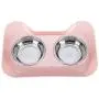 Hovico Dog Cat Bowls Set with Double Stainless Steel Feeder Bowls and Wider Non Skid Spill Proof Silicone Mat, Pet Feeder Bowls Small Puppy Bowl for Small Dogs Cats Hovico Dog Cat Bowls Set with Double Stainless Steel Feeder Bowls and Wider Non Skid Spill Proof Silicone Mat, Pet Feeder Bowls Small Puppy Bowl for Small Dogs Cats