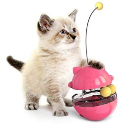 Bingirl Cats Toy Funny Pet Training Tool Leaking Food Ball Educational Tumbler Toy Pet Supplies