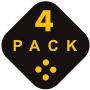 Four Paws Wee-Wee Pads, Gigantic, 18 per Pack (4 Packs)