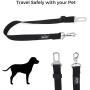 Paltu Pets Dog Seatbelt with Adjustable Buckle for Small, Medium, Large Sized Dogs - 1 inch Width Lightweight Nylon Car & Vehicle Seat Belt Harness with Travel Safety