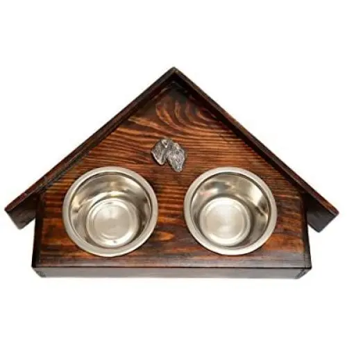 Black Russian Terrier, a Dogs Bowl with a Relief from ArtDog Black Russian Terrier, a Dogs Bowl with a Relief from ArtDog